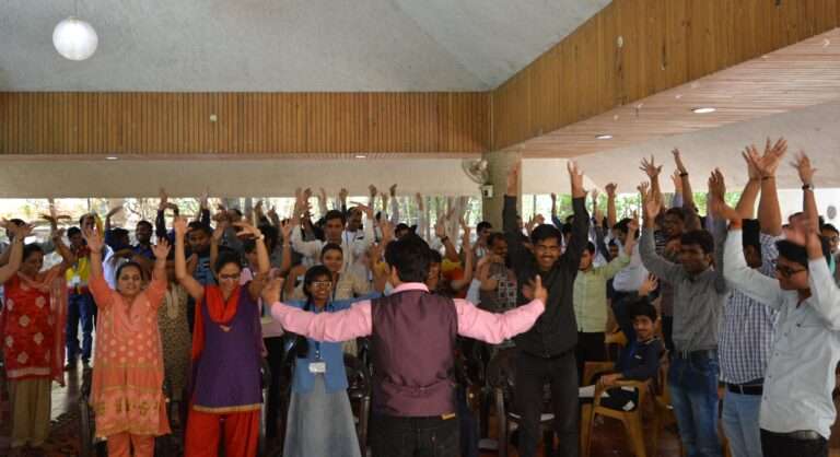 Group photo of Parivartan, A national level transformation program for youth with disabilities.​